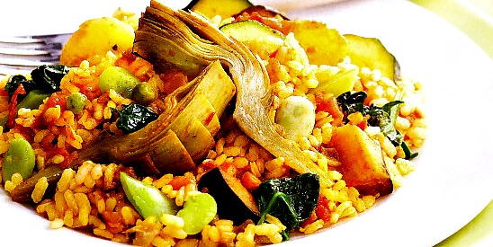  Vegetarian  Paella recipe